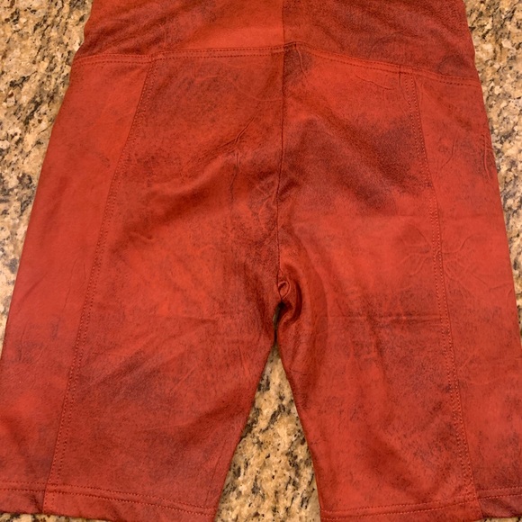 Free people Heat Wave Suede High Rise Bike Shorts - Picture 7 of 7